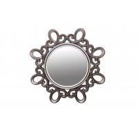 GDC-Zinnia Floral Accent Wall Mirror
